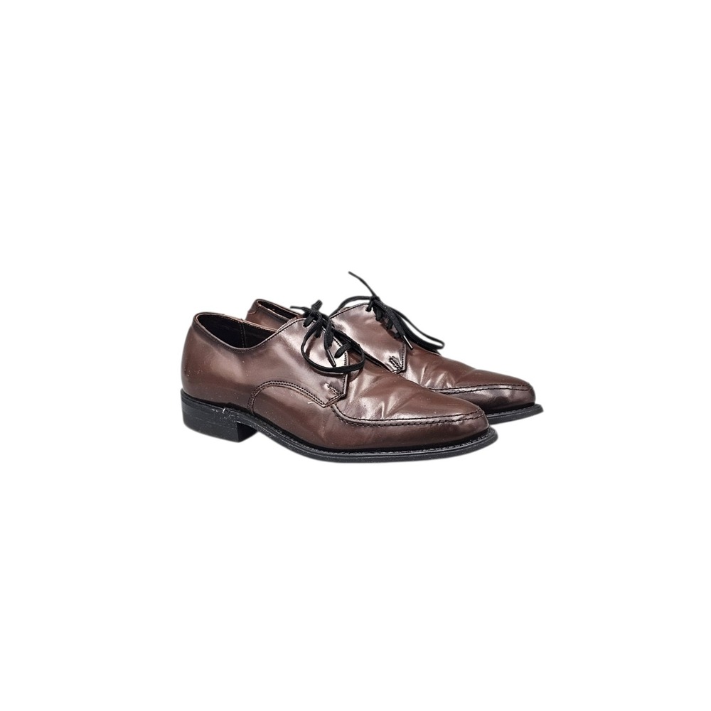 Leather Classics By Mason Men's Size 6.5 C EUC VTG 80s Brown Leather Dress Shoes